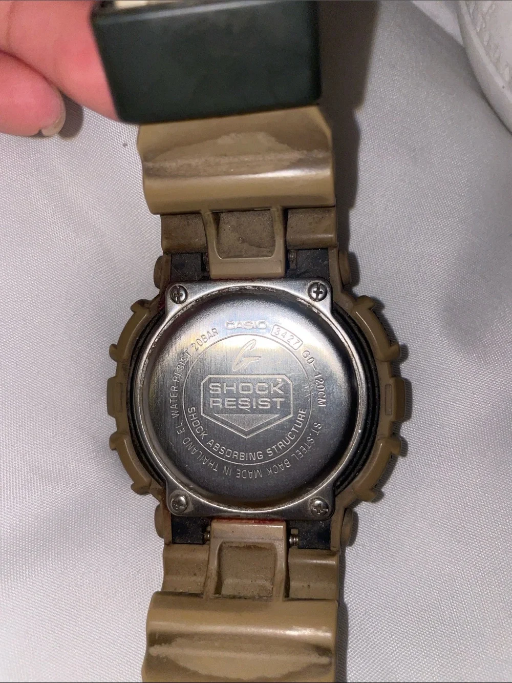 G shock Casio Digital Sports Watch - Tan & Black